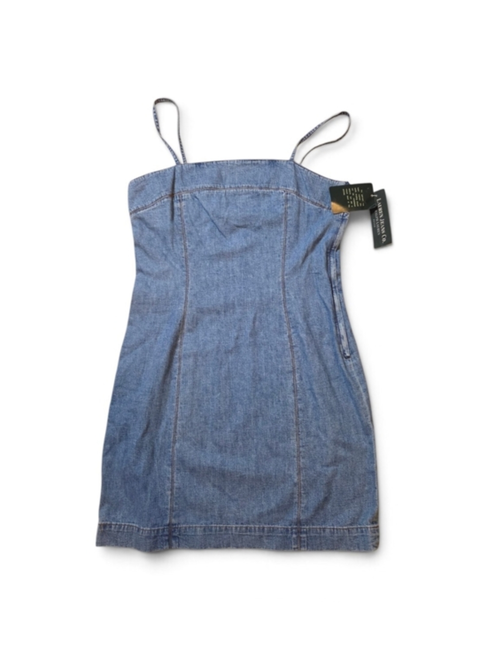 Ralph Lauren Lauren Jeans Co. Denim Mini Dress Petite 10P NWT
